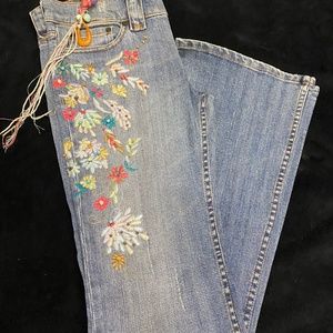 Allen Schwartz denim boot cut jeans